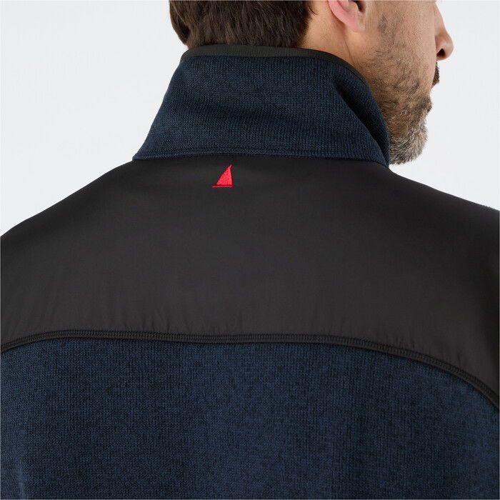 2024 Musto Mnner Gestrickt Fleece 82556 - True Navy / Marle